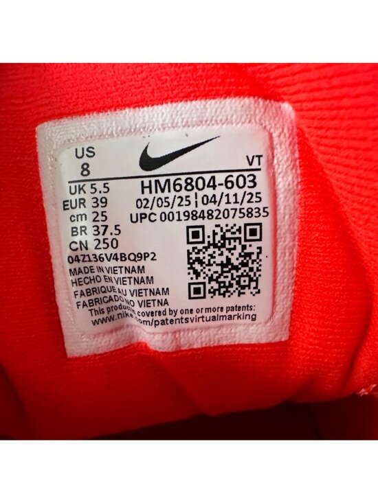 Nike ZoomX Mens Road Running Shoes Red White Sz 6.5 Sneaker Athletic HM6804-603 main image 10